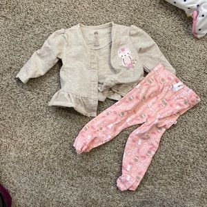 Button top and pants